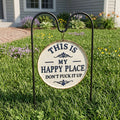 Funny Garden Metal Sign – Vintage Decor