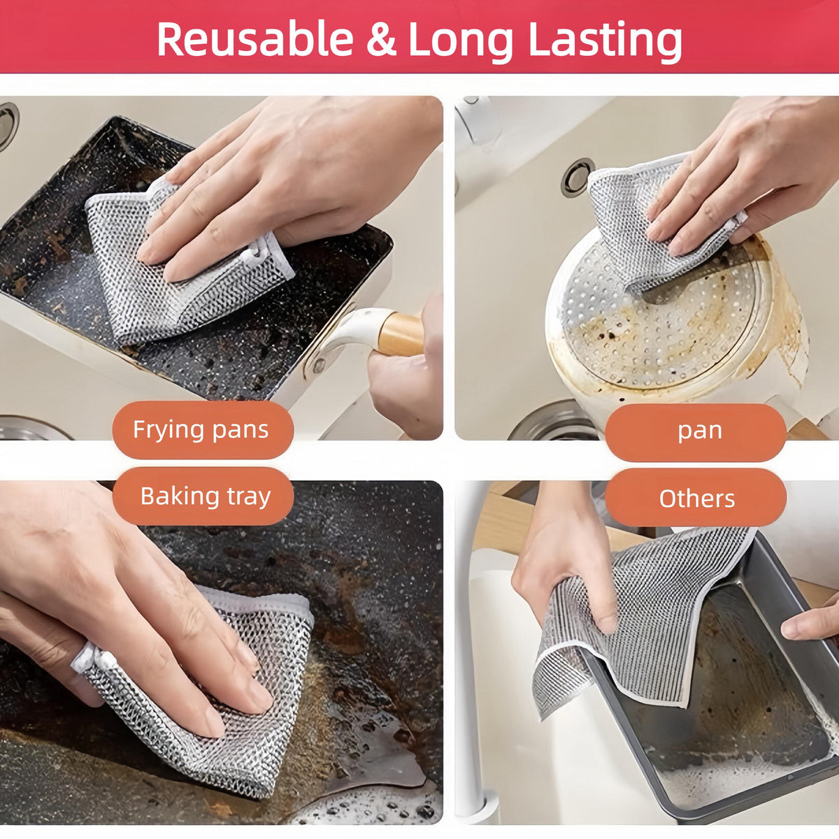 20 Pcs Cleaning Cloths