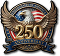 Celebrate 250 Years of Freedom – USA Patriotic Car Decal 1776–2026