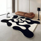 Abstract Wavy Pattern Area Rug for Modern Homes