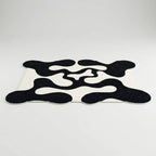 Abstract Wavy Pattern Area Rug for Modern Homes