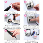 Acrylic Nail Drill Machine 20000RPM with 6 Bits Cuticle Grinder Kit