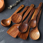 7-Piece Wooden Cooking Utensil Set