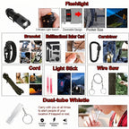 Tactical Survival Gear Backpack Multi Tool First Aid Kit
