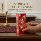 Patriotic Firework Lantern Set – Red, White & Blue Hanging Decorations for Parties & Celebrations