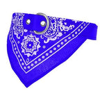 Adjustable Bandana Leather Pet Collar