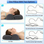 Adjustable Memory Foam Neck Pillow for Shoulder and Cervical Relax