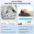 Adjustable Memory Foam Neck Pillow for Shoulder and Cervical Relax