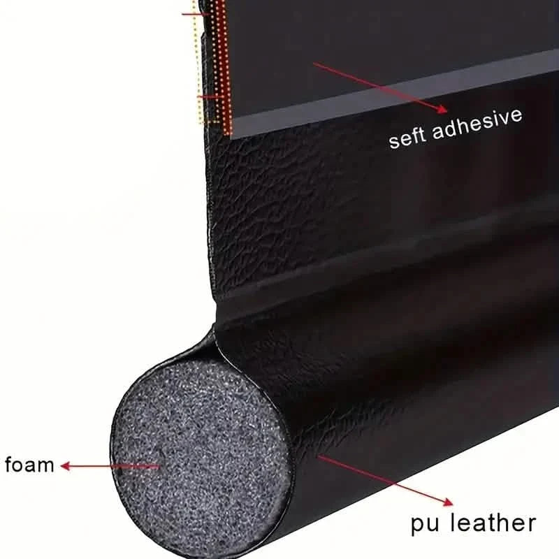 Adjustable Self-Adhesive Sound-Proof Door Bottom Seal Strip
