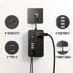 Advanced 10-in-1 Multi-Plug Power Strip