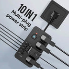 Advanced 10-in-1 Multi-Plug Power Strip