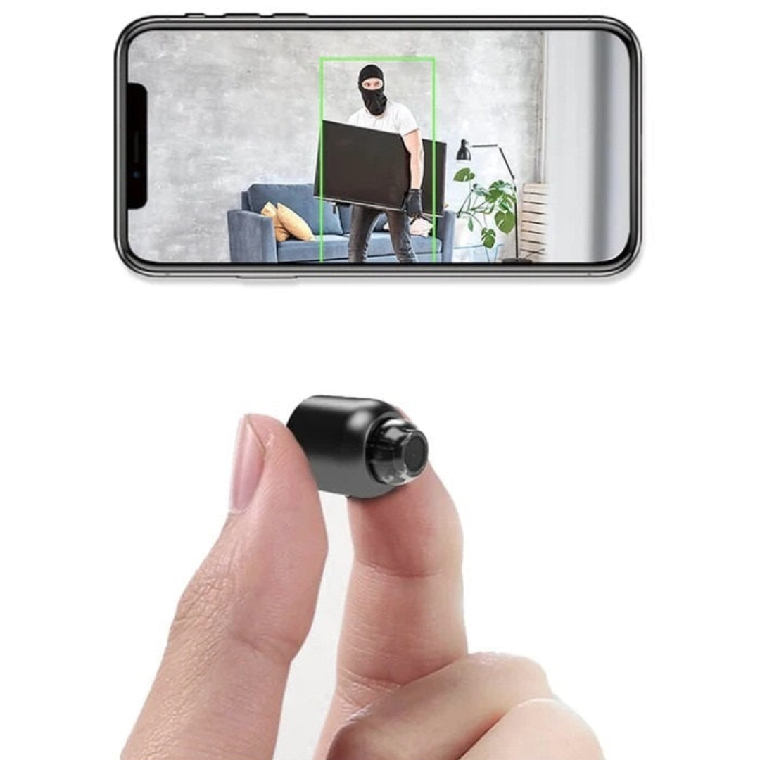 AetherGuard Mini WiFi Camera With Night Vision 1080P UK Video And Clear Audio