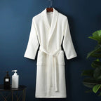 AirWeave Robe – Unisex Bathrobe with Waffle Texture