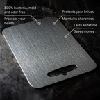 Alera Medical-Grade Titanium Cutting Board, Nonporous