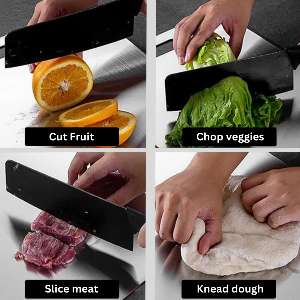 Alera Medical-Grade Titanium Cutting Board, Nonporous