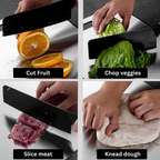 Alera Medical-Grade Titanium Cutting Board, Nonporous