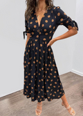 Alexandra - Elegant Polka Dot Dress