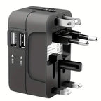 All-in-One Universal Travel Charger with Dual USB Charging Ports