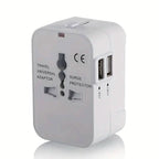 All-in-One Universal Travel Charger with Dual USB Charging Ports
