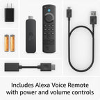 All-new Amazon Fire TV Stick 4K Streaming Device Support for Wi-Fi 6, Dolby Vision/Atmos, Free & Live TV  (Refurbished)