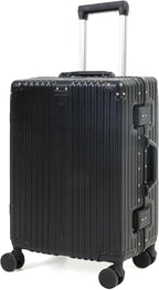 Aluminium Luggage: TSA Lock & Quiet Spinner Wheels