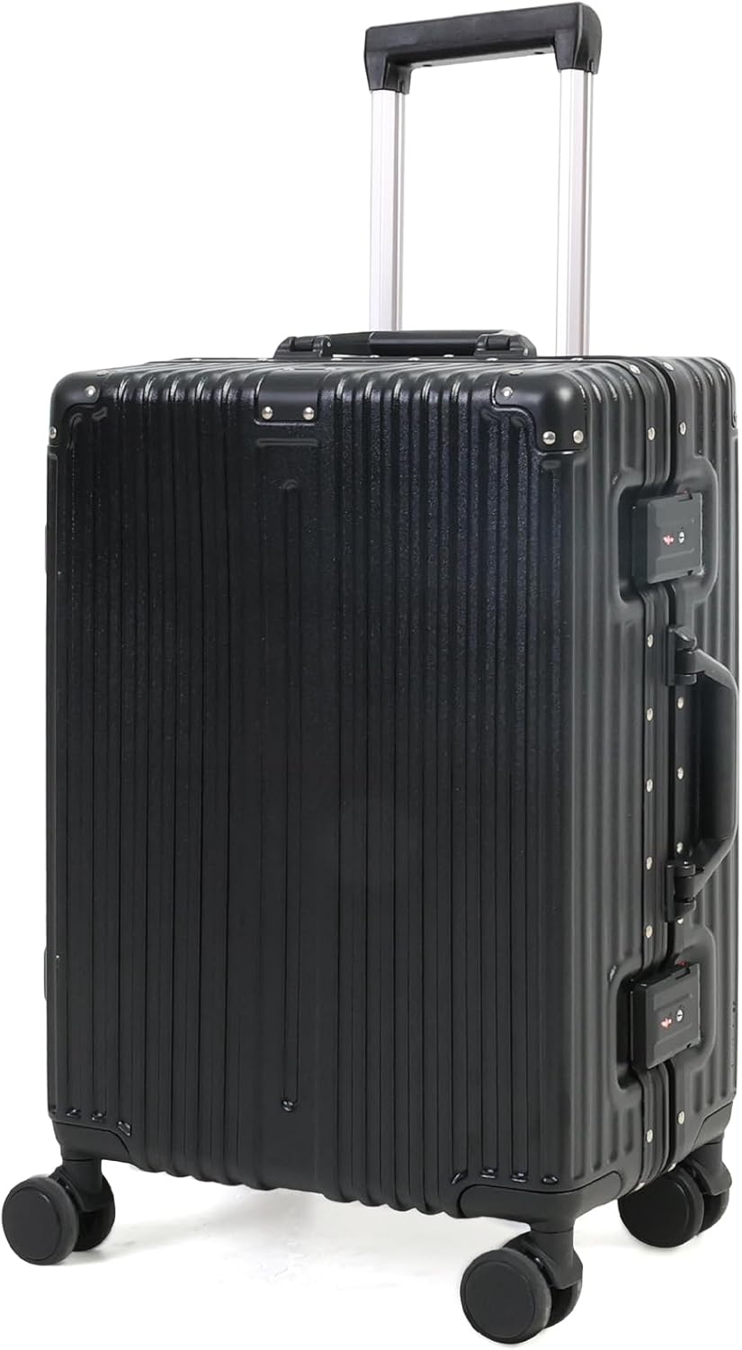 Aluminium Luggage: TSA Lock & Quiet Spinner Wheels