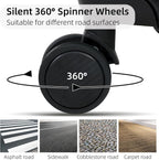 Aluminium Luggage: TSA Lock & Quiet Spinner Wheels
