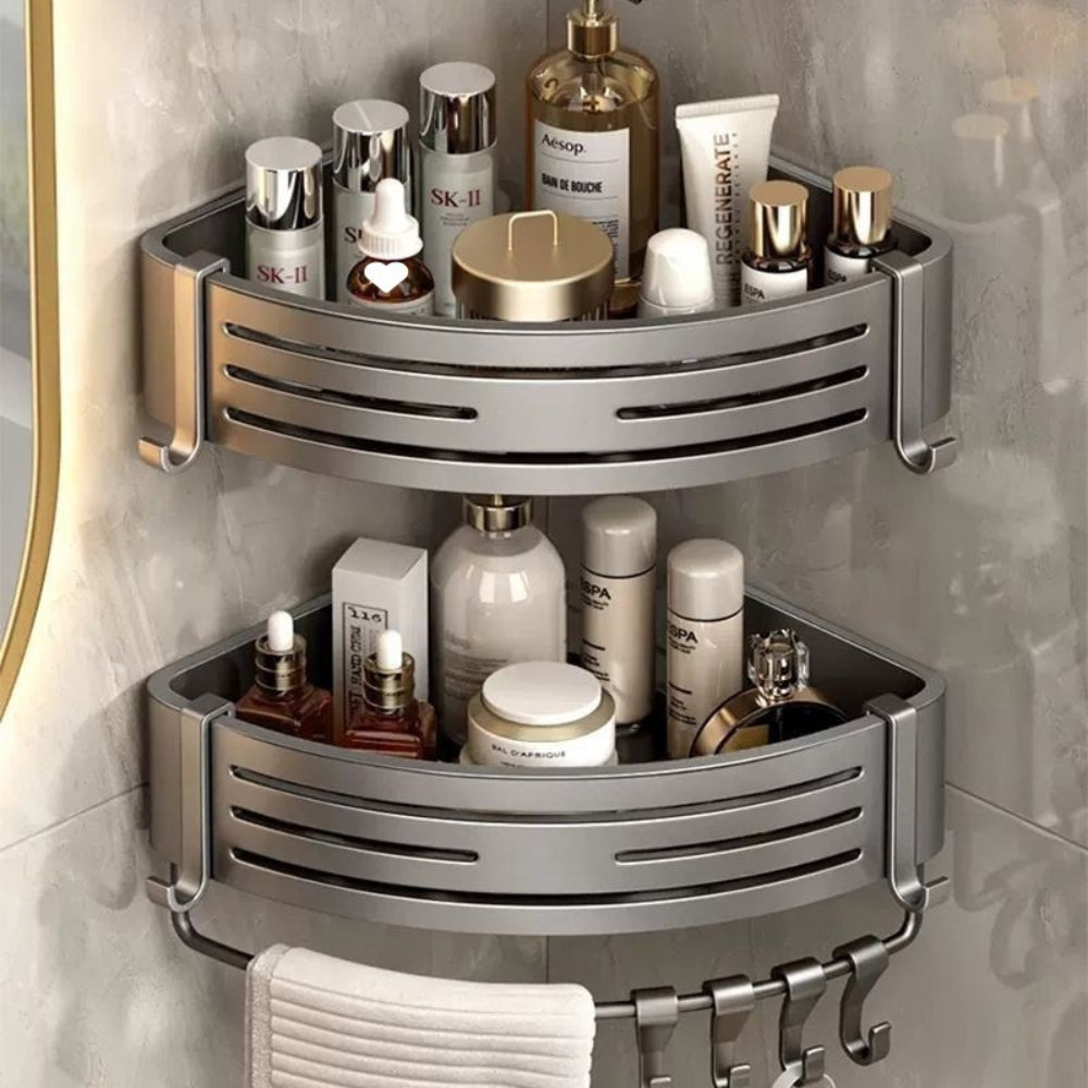 Aluminum Corner Shelf for Shower Storage