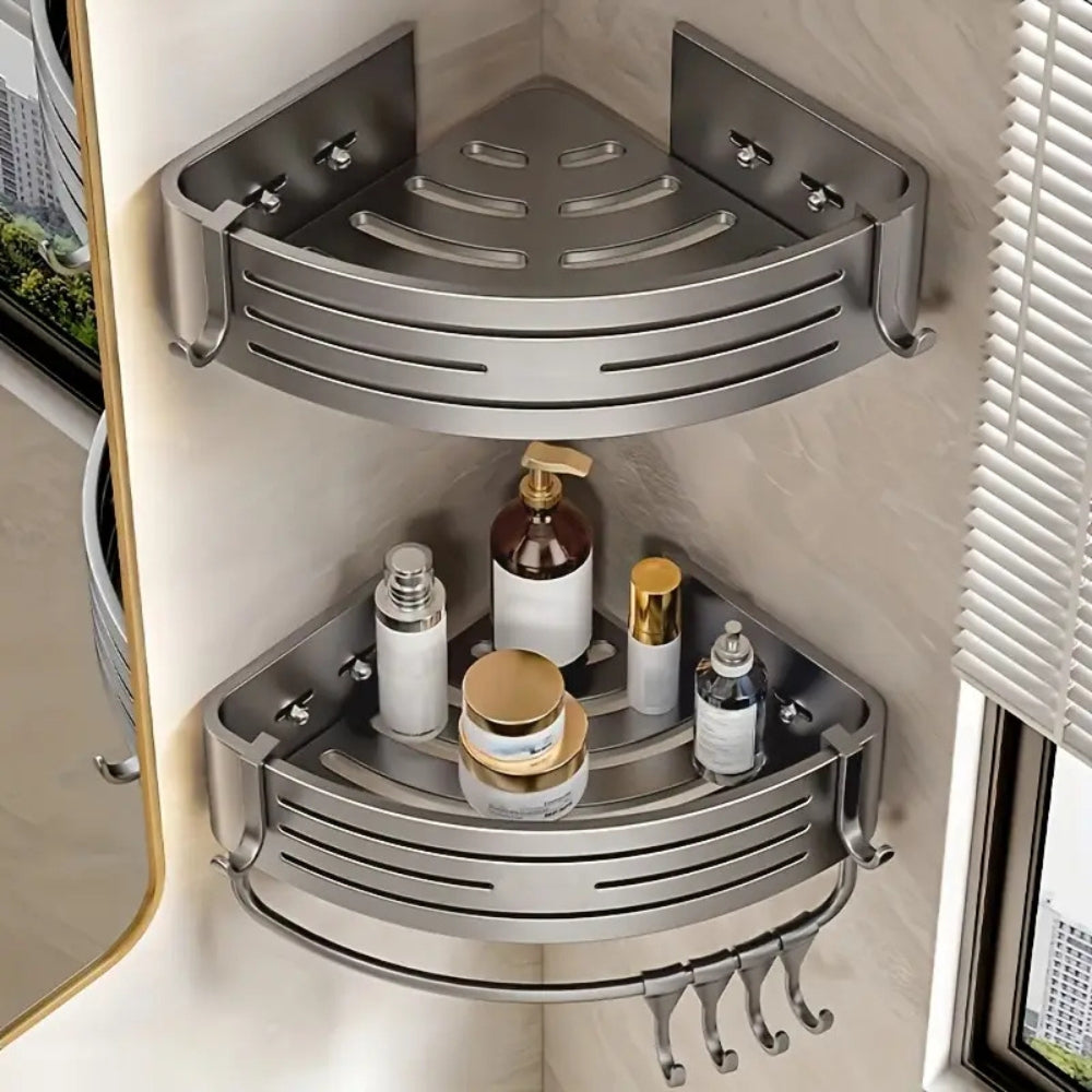 Aluminum Corner Shelf for Shower Storage
