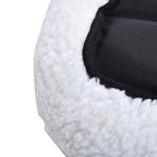 Amazon Basics Faux Sherpa Padded Bolster Pet Bed