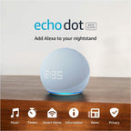 Amazon Echo Dot (5th Gen) with Clock  (Refurbished)