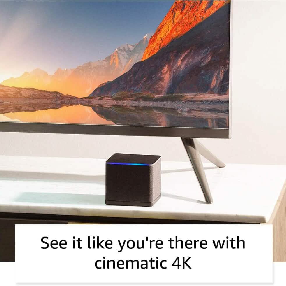 Amazon Fire TV Cube with Alexa (Refurbished)
