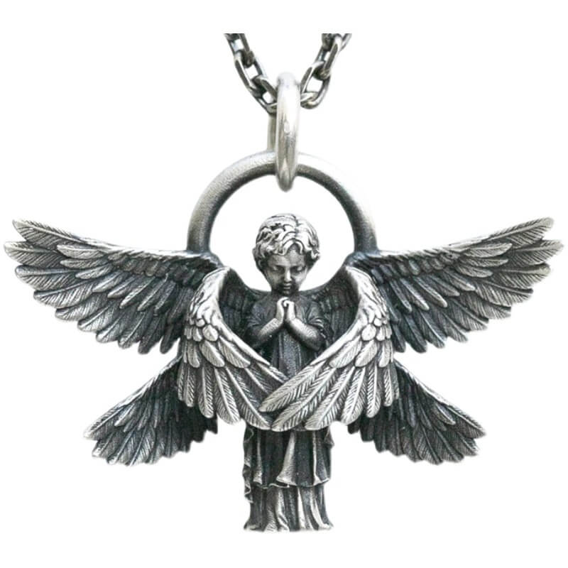 Guardian Angel Charm Necklace