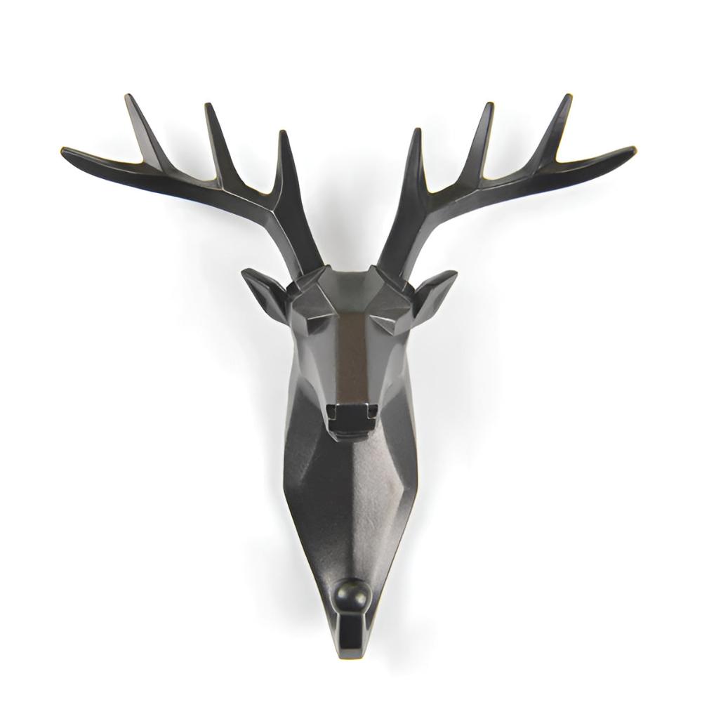 Whimsical Animal Head Wall Hooks for Keys & Coats