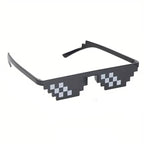 Anime Pixel Mosaic Funny Party Glasses