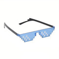 Anime Pixel Mosaic Funny Party Glasses