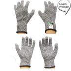 Anti-Cut Gloves 5 Grade Safety Cut Proof Stab Resistant Stainless Steel