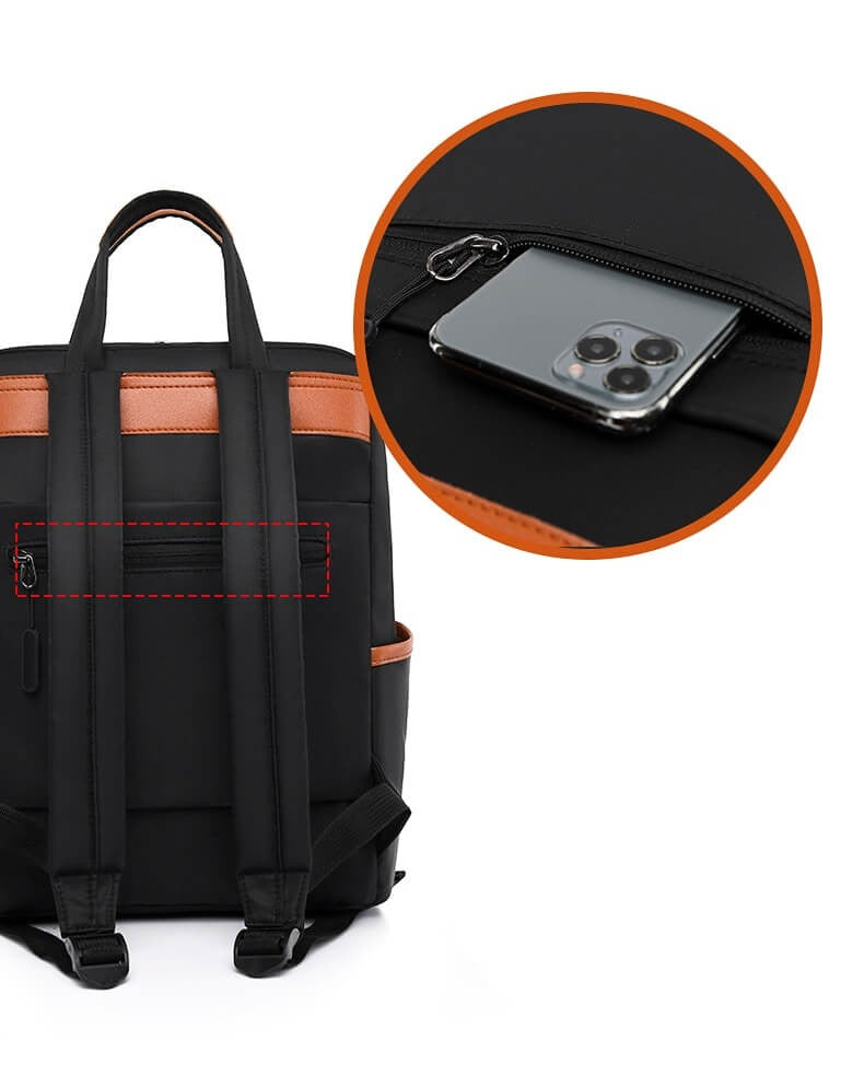 Secure Travel Backpack with Hidden Pockets