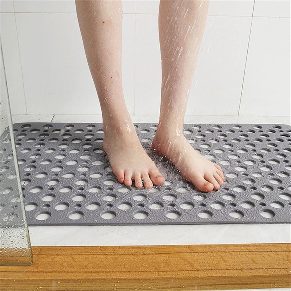 Non-Slip Shower Mat - Antibacterial & Safe