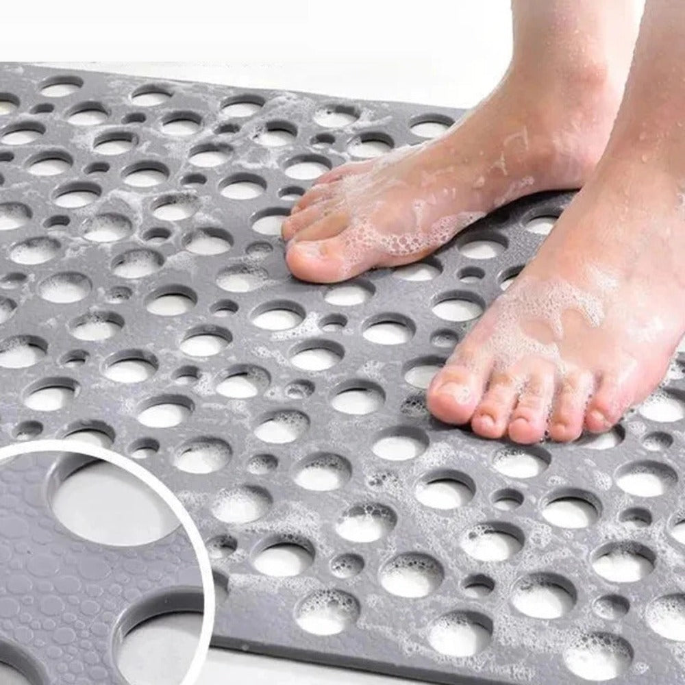 Non-Slip Shower Mat - Antibacterial & Safe
