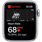 Apple Watch SE GPS Silver Aluminum Case with Sport Band  (Refurbished)