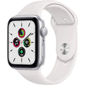 Apple Watch SE GPS Silver Aluminum Case with Sport Band  (Refurbished)