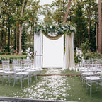Arch Backdrop Stand Cover White Spandex Fitted Double-Sided Background Covering