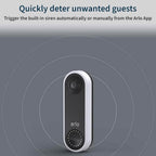 Arlo Essential Wired Video Doorbell  (Refurbished)