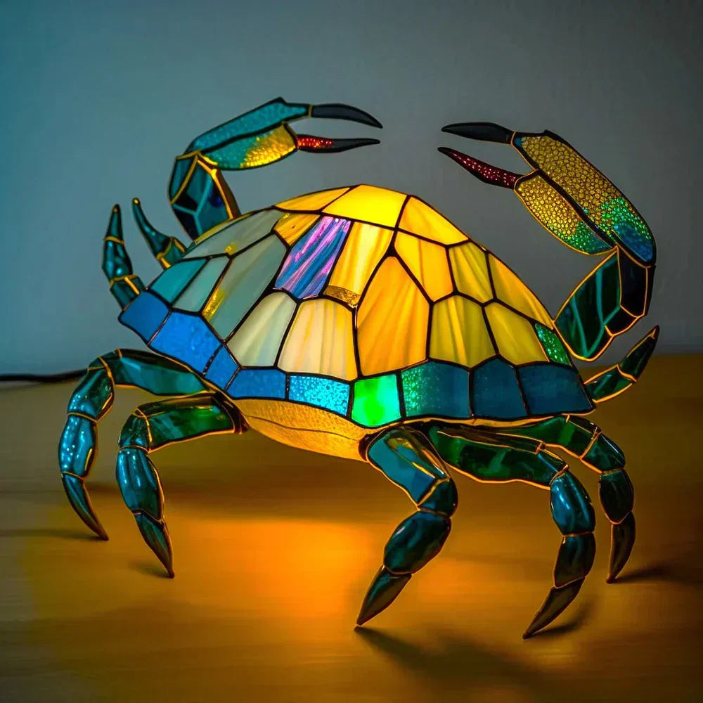 Stained Glass Animal Lamp for Unique Home Decor
