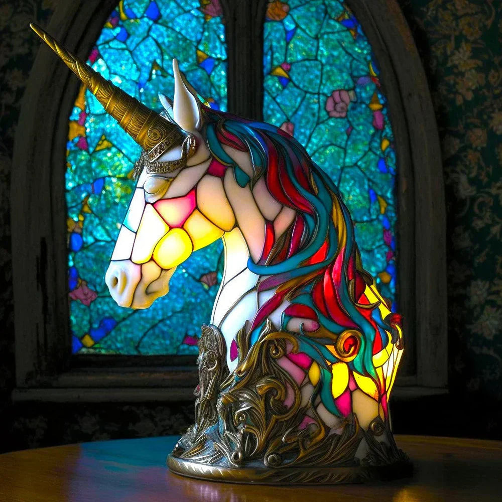 Stained Glass Animal Lamp for Unique Home Decor