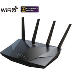 ASUS RT-AX5400 VPN WiFi 6 Extendable Router Dual Band (Refurbished)