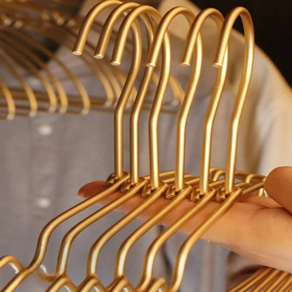 Aurex Clothes Hangers - 10pc Set No Shoulder Bulge