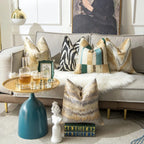 Gilded Luxury Accent Pillow Cover