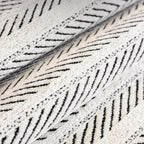 Aurivelle Herringbone Scallop Edge Sofa Cover